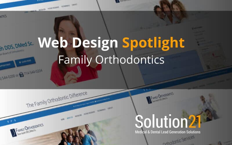 Web Design Spotlight: Family Orthodontics