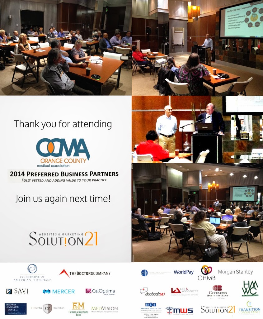 Solution21 Presentation At The Ocma 2014 Preferred Business Partners Event