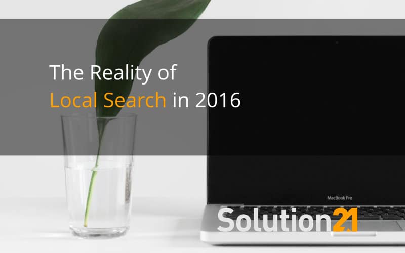 The Reality Of Local Search In 2016